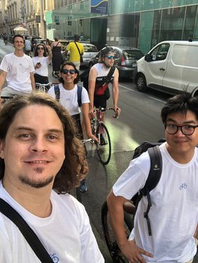 Bikemap team on tour in Vienna