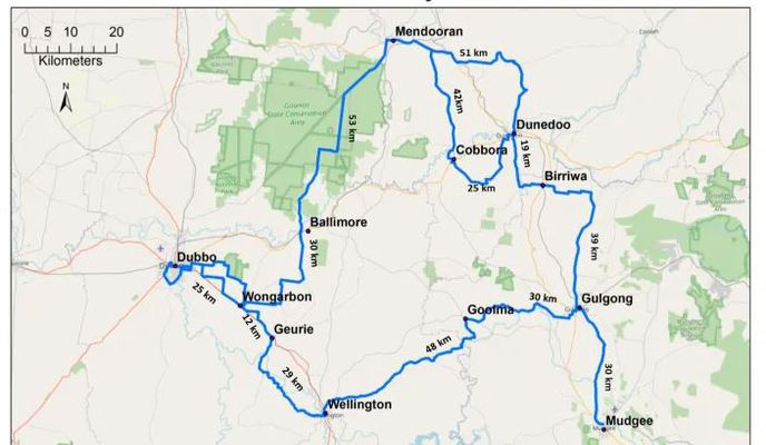 NSW - Central West Cycle Trail - CWC
