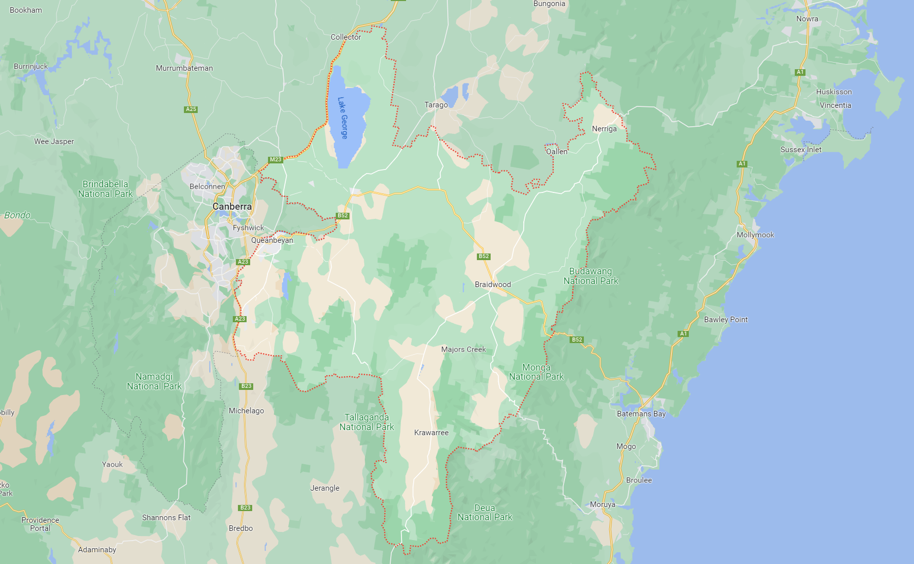 NSW - Queanbeyan Palerang - rides