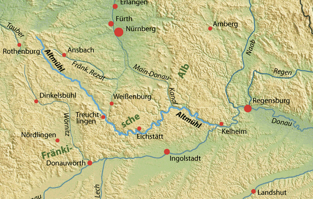 Danube River part 2 via Altmuhl River (Rennertshofen to Kelheim) - Germany