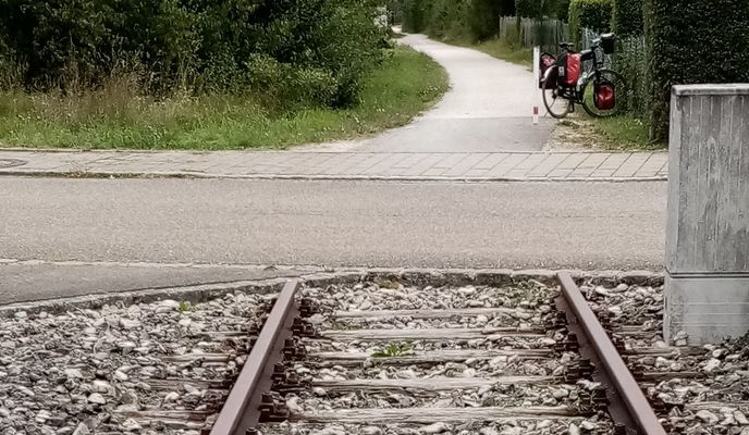 Auf ehemaligen Bahntrassen von Augsburg nach Söhlde