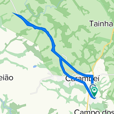 De Rua Rio São Francisco, 2–86, Carambeí a Rua Rio Tocantins, 1–135, Carambeí