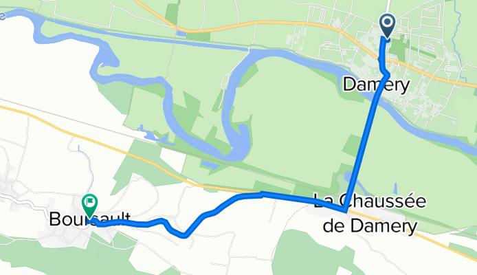 De 82bis Rue Paul Douce, Damery à 12–14 Rue du Monument, Boursault