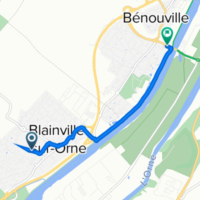 De 1bis Rue Roger Salengro, Blainville-sur-Orne à 10 Avenue du Commandant Kieffer, Bénouville
