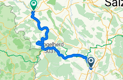 Route in der Bikemap App öffnen
