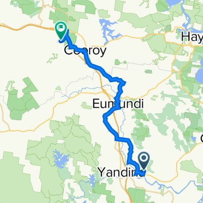 Day 1 Yandina to BlackMountain