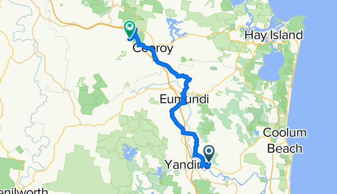 Day 1 Yandina to BlackMountain