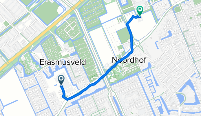 Noordweg 44A, Den Haag naar Leyweg 1630, Den Haag