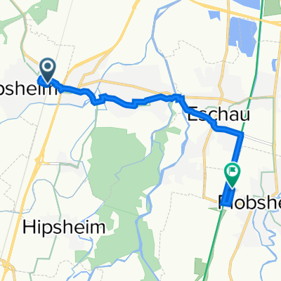 De 17 Rue de la Gare, Lipsheim à 27 Rue du Canal, Plobsheim