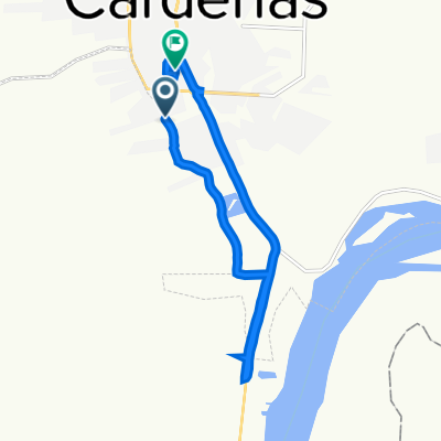 De Calle Vía Láctea, Huimanguillo a Andador Del Guaraguao 1–7, Cárdenas