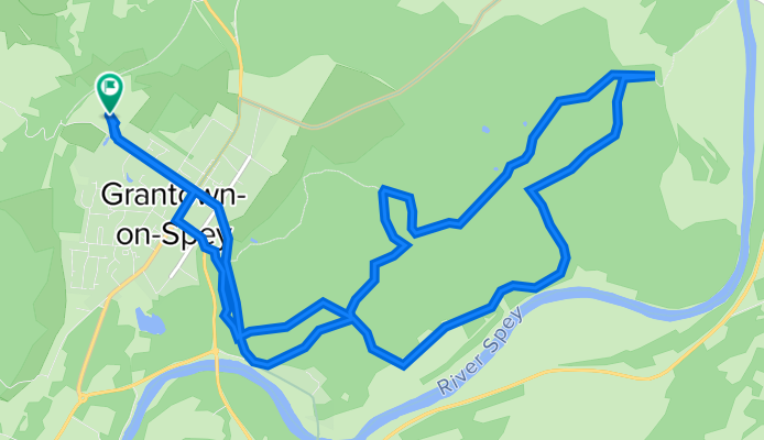 Seafield Ave, Grantown-On-Spey to Seafield Ave, Grantown-On-Spey