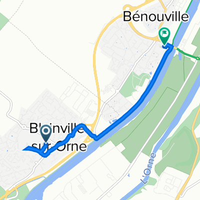 De 6 Rue Albert Catherine, Blainville-sur-Orne à 4bis Avenue du Commandant Kieffer, Bénouville