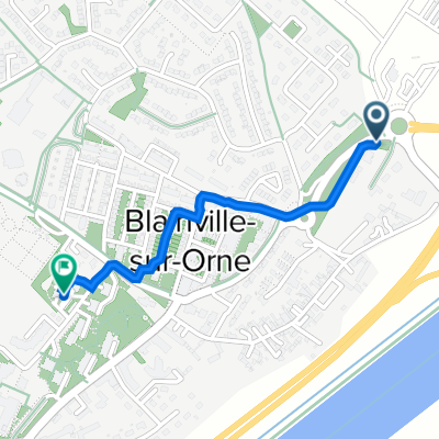 De 18P Avenue de la Republique, Blainville-sur-Orne à 1 Boulevard Salvador Allende, Blainville-sur-Orne