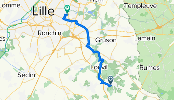 De 11 Rue Saint-Exupéry, Genech à 82 Rue du Docteur Huart, Lille