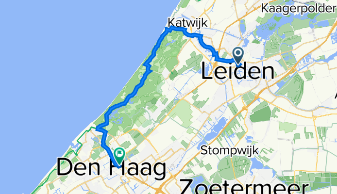 Leiden, dunes, beach, central station