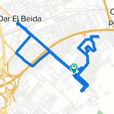 P65C+22V, Dar El Beïda to P65C+22V, Dar El Beïda