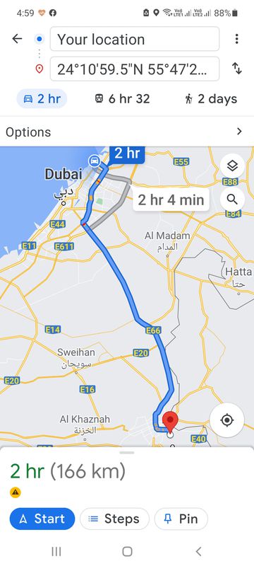 الممزر Shj to Dubai
