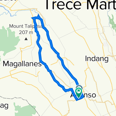Route to Matagbak-Alfonso Road, Alfonso