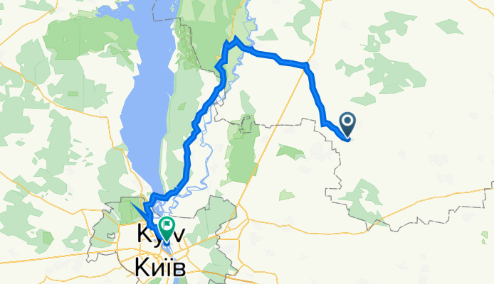 Марківці to Труханів острів