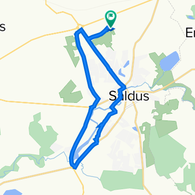 Alejas iela 19, Saldus to Alejas iela 19, Saldus