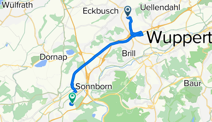 Am Anschlag 27, Wuppertal nach Nocken 27, Wuppertal