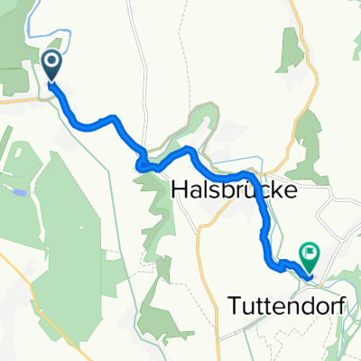 Muldentalstraße 64A, Großschirma nach Muldenweg 8, Halsbrücke