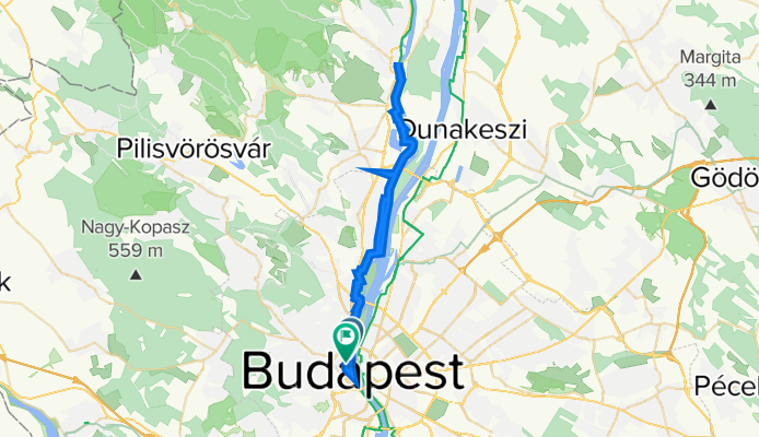 Batthyány tér, Budapest to Szabó Ilonka utca 17., Budapest