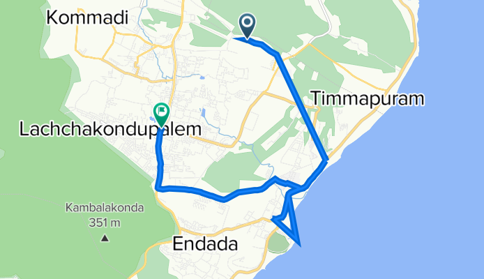 Marikavalasa Road, Visakhapatnam to R943+2H2, Visakhapatnam