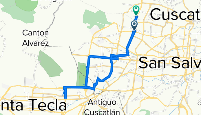 De Boulevard Constituci贸n 3058, San Salvador a Bulevar Constituci贸n 49, San Salvador