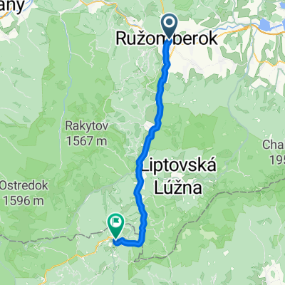 Ružomberok - Lipt.Osada - Korytnička - Donovaly