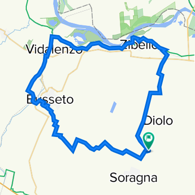 Percorso per Frazione Carzeto 66, Soragna