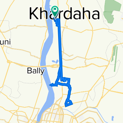 Khardaha to Panchanantala Road 745, Barrackpore