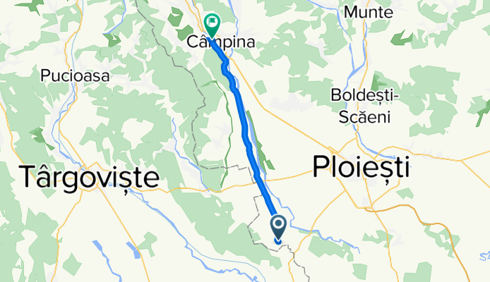 DC109B 332, Băltița to Strada Gării, Poiana Câmpina
