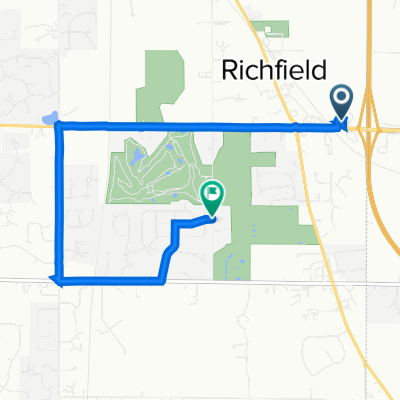 Wisconsin 167 2900, Richfield to Moraine Drive 3307, Hubertus