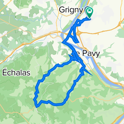 De Allée du Domaine 2, Ternay à Impasse de Jade 19, Ternay