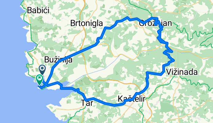 Novigrad, Tar, Kaštelir, Grožnjan