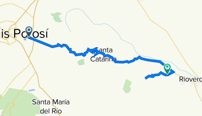 De San Luis Potosi - Rioverde 286, Los Gómez Lado Oriente a Mariano Matamoros 16, Cieneguillas