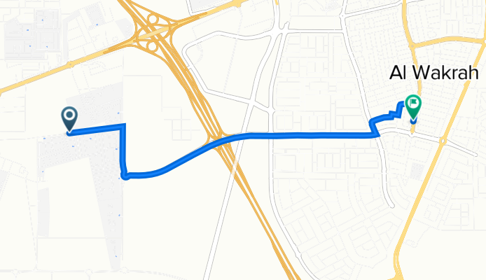Rawdat Abrouq, Al Wakrah to Abdul Rahman Bin Jasim Street, Al Wakrah