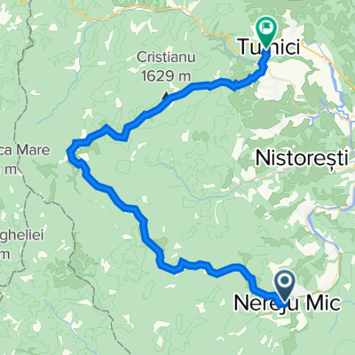 Vrancea - traseu 1 BR - Tulnici-Nereju Mic