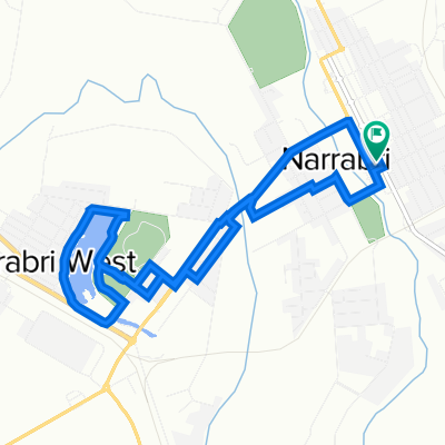 Naranri Lake (Narrabri town to lake) circuit