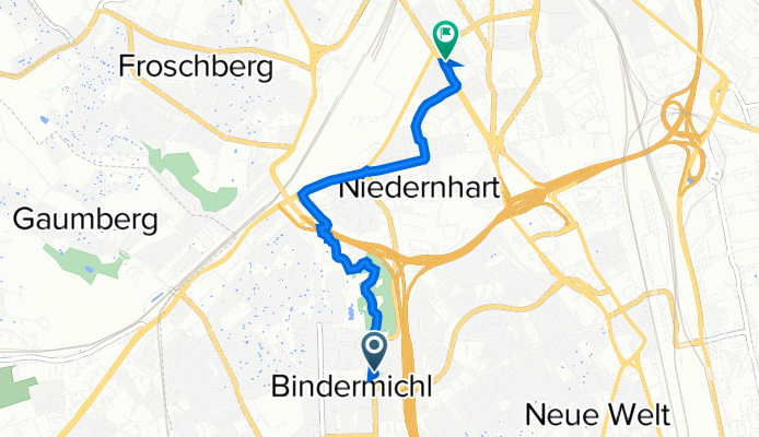 Am Bindermichl 19, Linz nach Wiener Straße 43, Linz