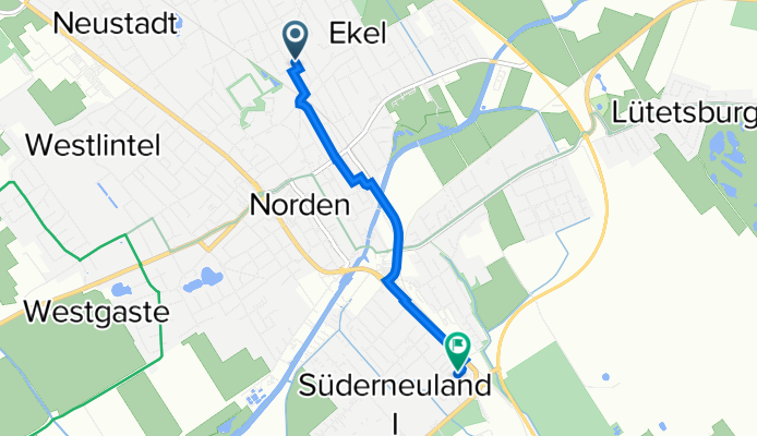 Akazienweg 10, Norden nach Heckenweg 4, Norden