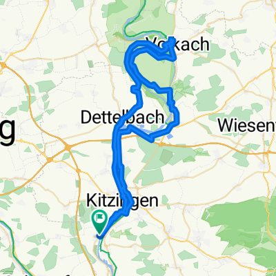 Sulzfeld - Volkach - Sulzfeld 