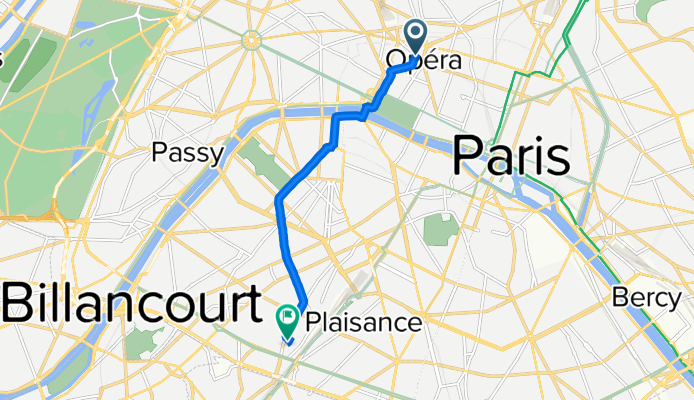 De 6 Rue Scribe, Paris à 28 Rue de Chambéry, Paris