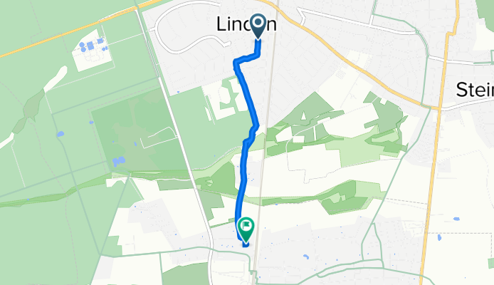 Mierendorffstraße 38, Langen nach Kirchenrottweg 18, Egelsbach