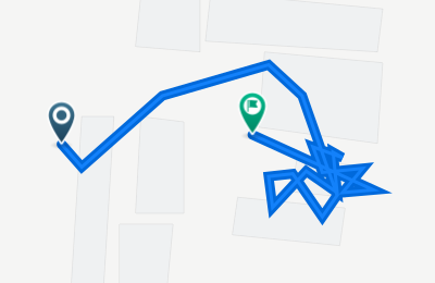 Route in der Bikemap App öffnen