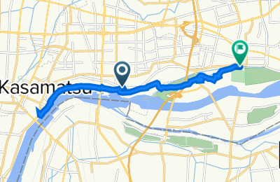 Route in der Bikemap App öffnen