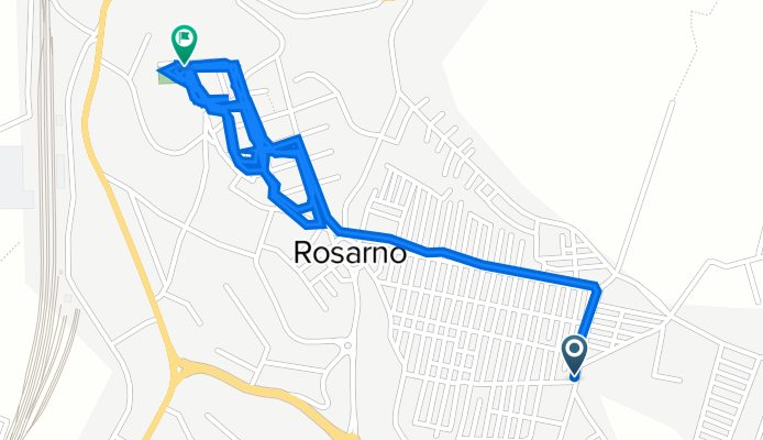 Da Via Empoli, Rosarno a Largo Bellavista 1, Rosarno