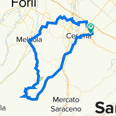 C-Ponte Pietra-Borello-Ranchio-Meldola-Ponte Pietra