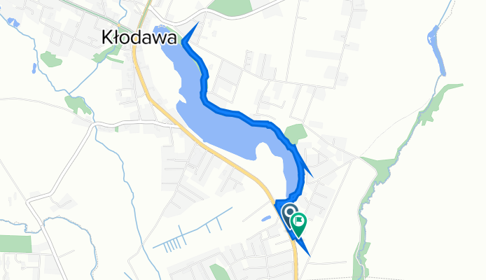 Owocowa 1A, Kłodawa do Owocowa 2A, Kłodawa